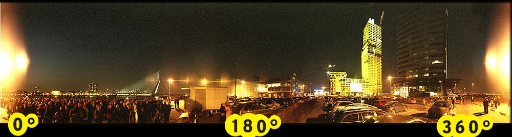      30-03-05: highest point of appartment building was reached and celebrated with light-show.