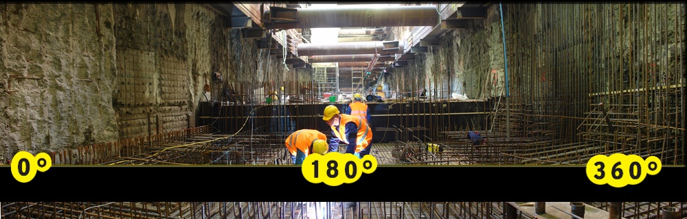  Noord Zuid subway under construction building stations first