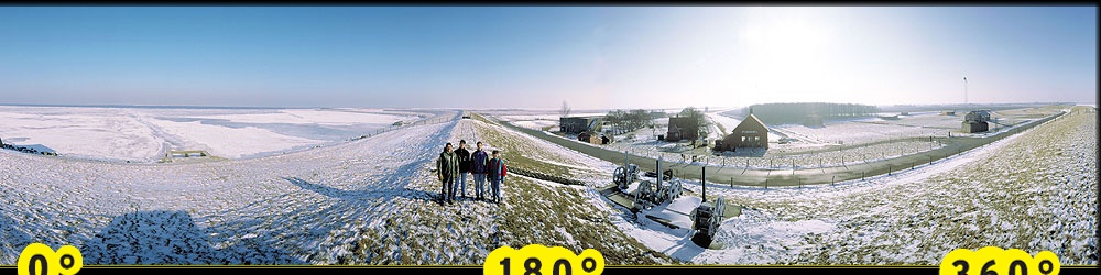         Polder pumping engine keepers family (project: Dutch land-defenders) making a living on the dikes, defending the dikes against water and damage.