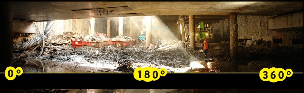  Noord Zuid subway under construction building stations first